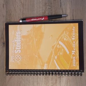 Secret Journal "Pittsburgh Steelers 2008 Media Guide" 📚 Handmade Journal
